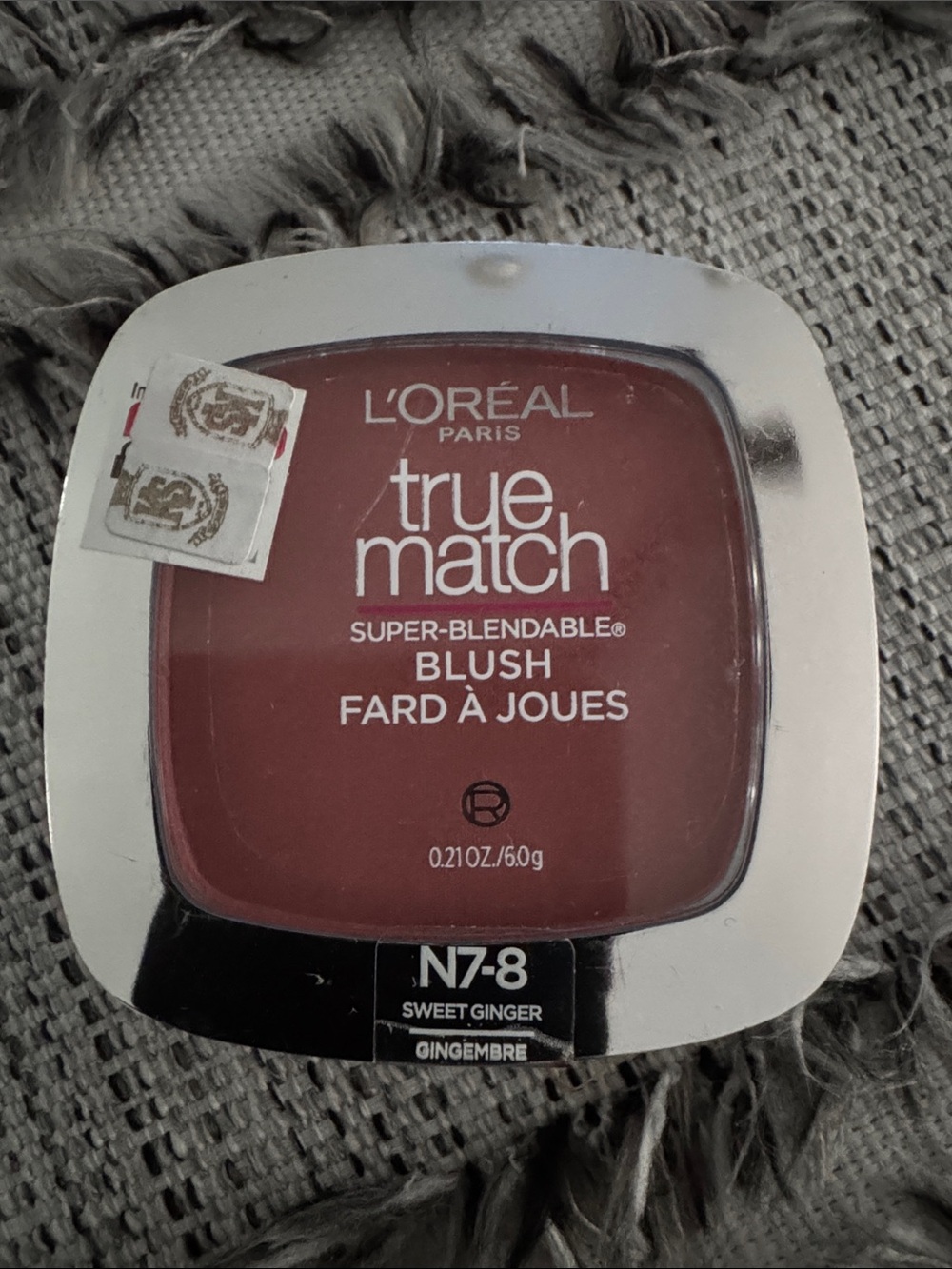 L'Oreal True Match Blush N7-8 Sweet Ginger - Warm Rose Brown